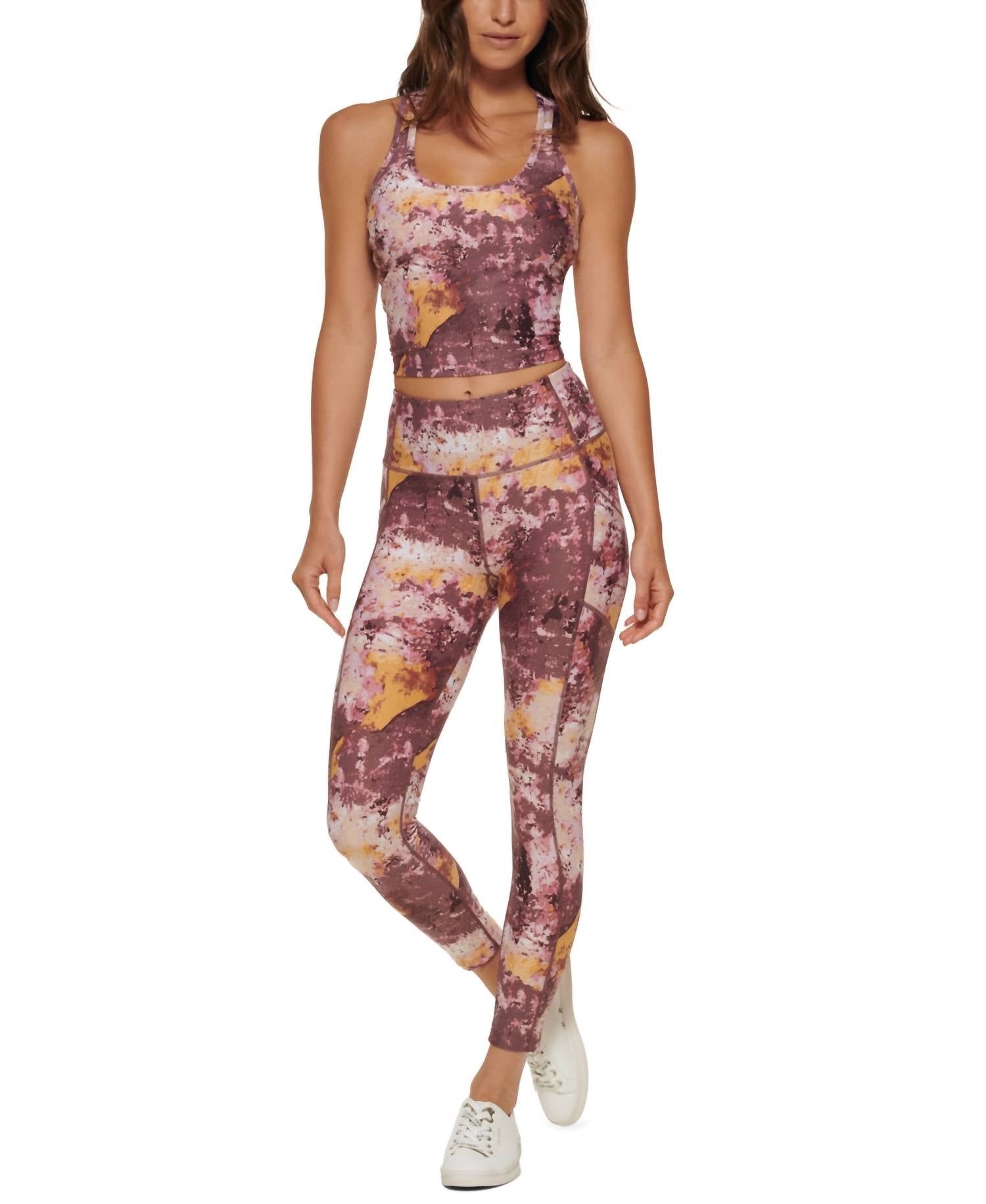 Calvin Klein - Performance Printed High-Waist 7/8 Length Leggings