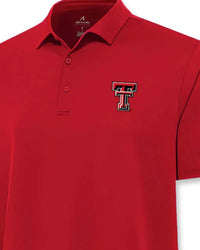 TOMMY BAHAMA Men's Texas Tech Whirl Double 5 O'clock T Polo in red - men's shirt - detail view