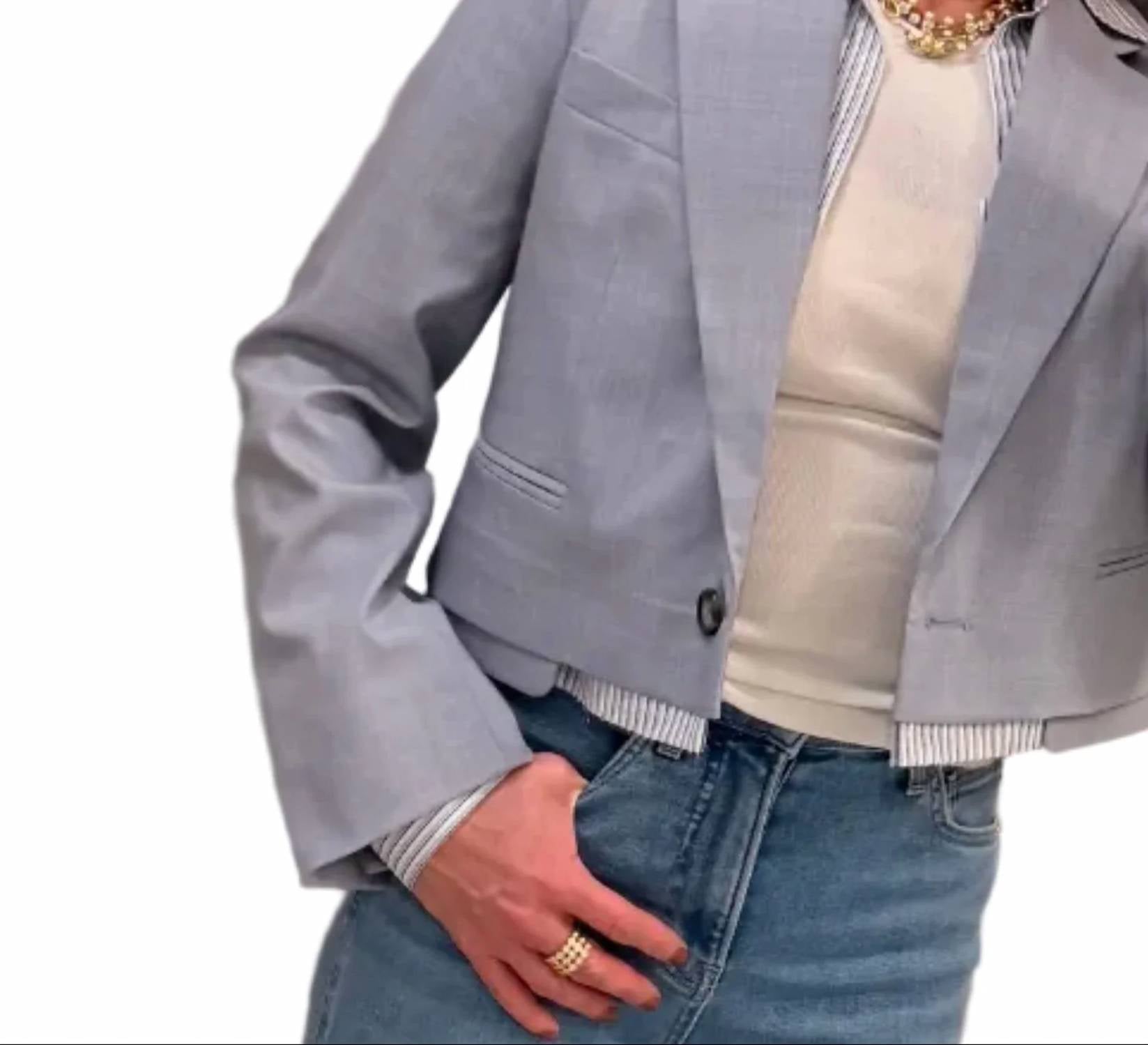 We-Ar4 - Bar Long Sleeve Blazer