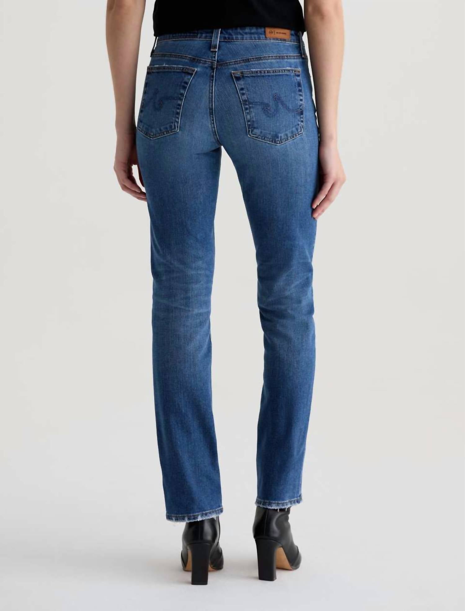 AG Jeans Sandra Low-rise Straight Jean in 15 years prague - women's jeans - view 4
