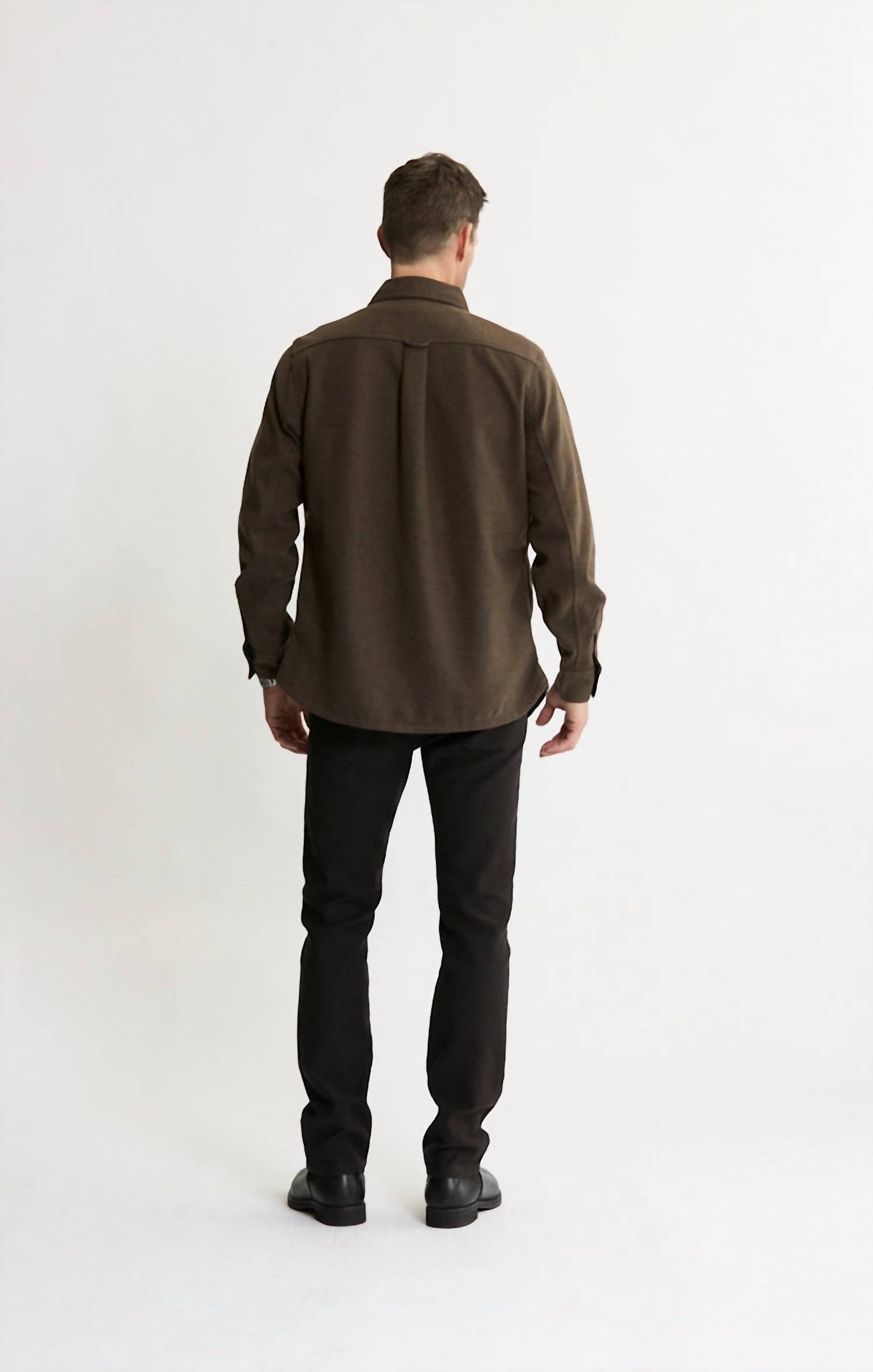 Jachs New York - Brushed Knit Long Sleeve Overshirt