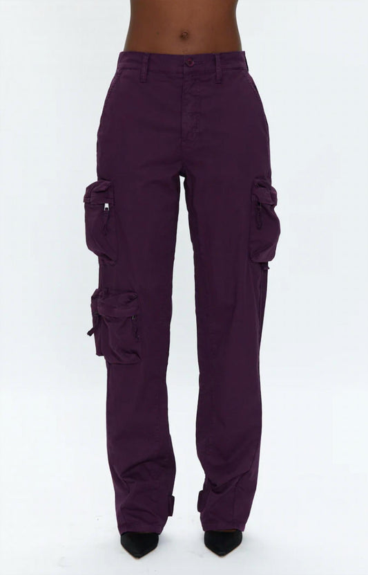 Pistola - Bobbie Mid Rise Loose Straight Leg Cargo Pant