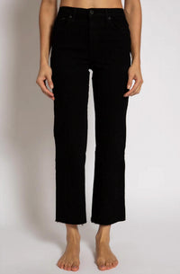 Askk Ny - Women's Slim Crop Wide Leg Jean