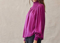 Bella Dahl - Long Sleeve Smocked Blouse