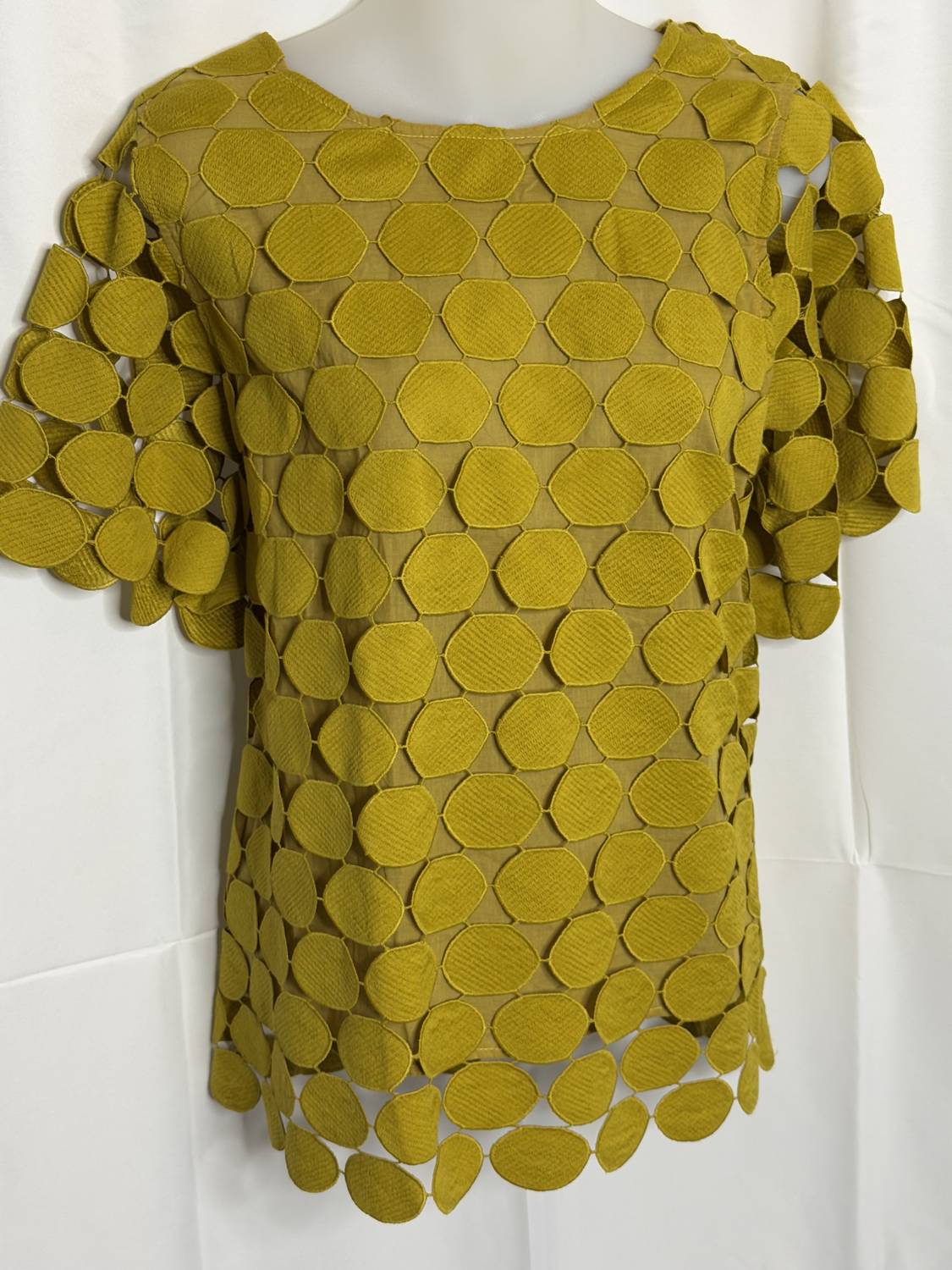 Umgee - Polka Dot Shift Boxy Cut Top