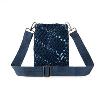 HAUTE SHORE Women's Shay Woven Phone Crossbody Bag in pacific - women's bag - alternate view