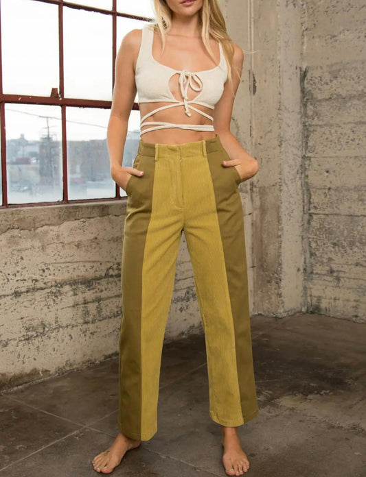 DANIELLE SPLIT PANEL PANTS