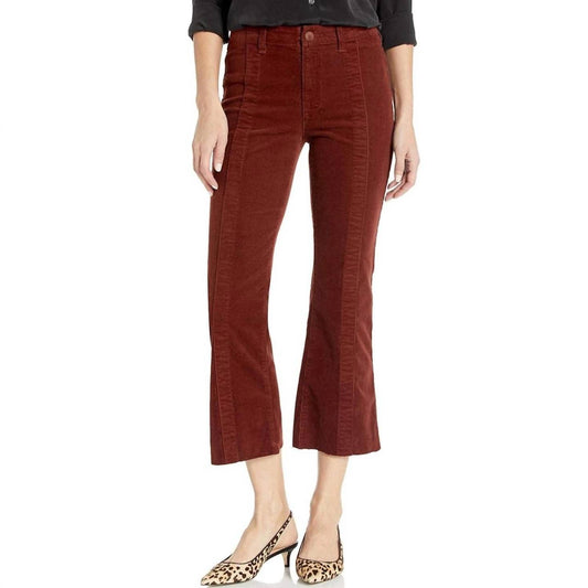 Ag Jeans - Pannelled Quinne H.Rise Pleated Crop Flare Jeans