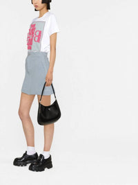 Barrie - Cashmere Cotton Denim Mini Skirt