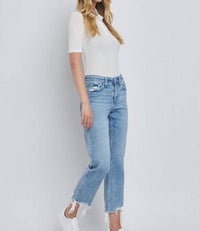 Vervet By Flying Monkey - Poppy Fray Hem Straight Jeans