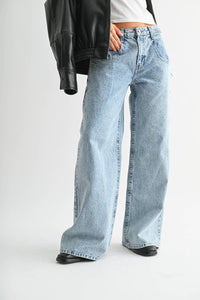 Just Black Denim - Women's Med Relaxed Straight Jeans