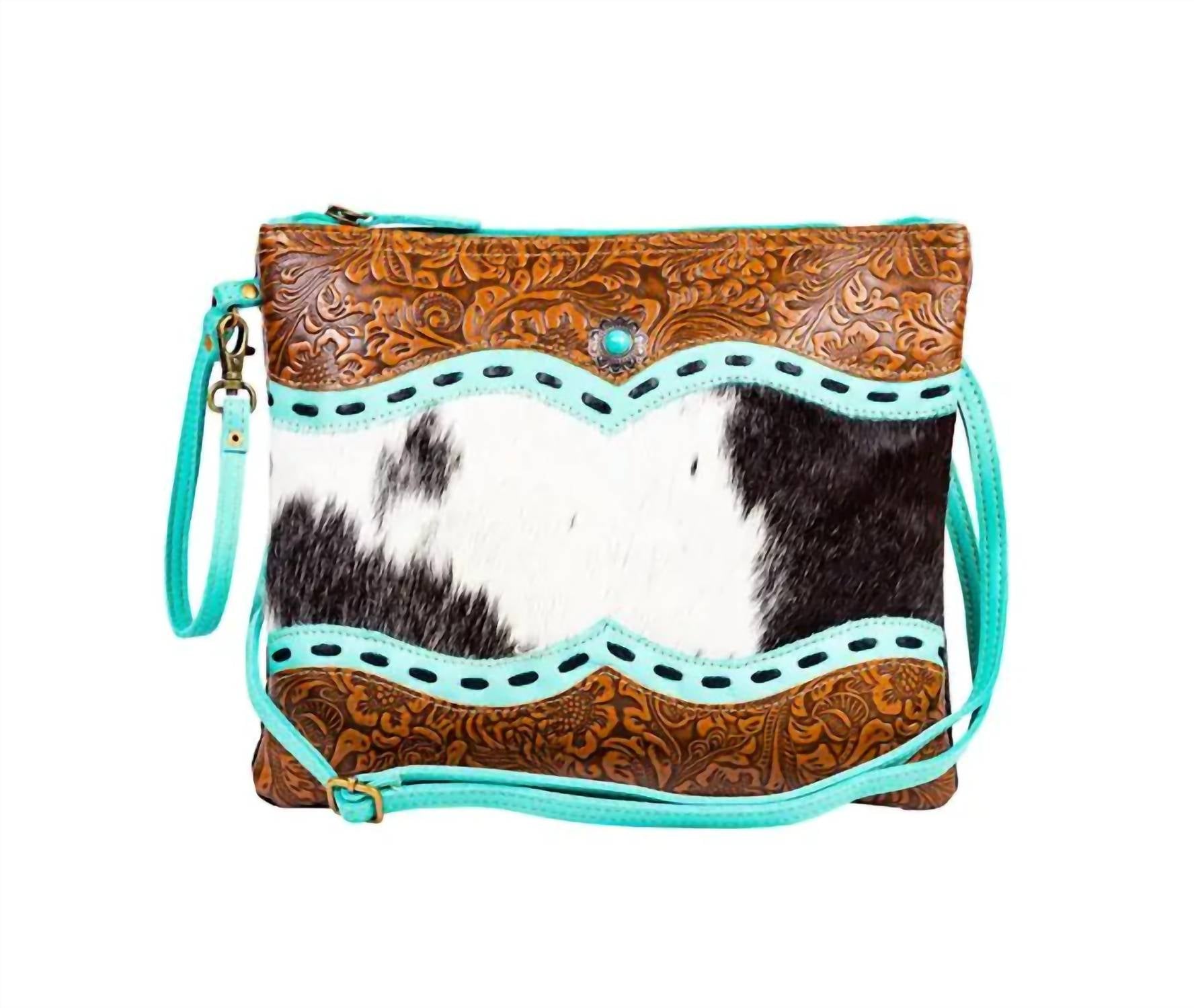 Myra Bag - Women's Stellona Canyon Embossed Hair-on Hide Bag