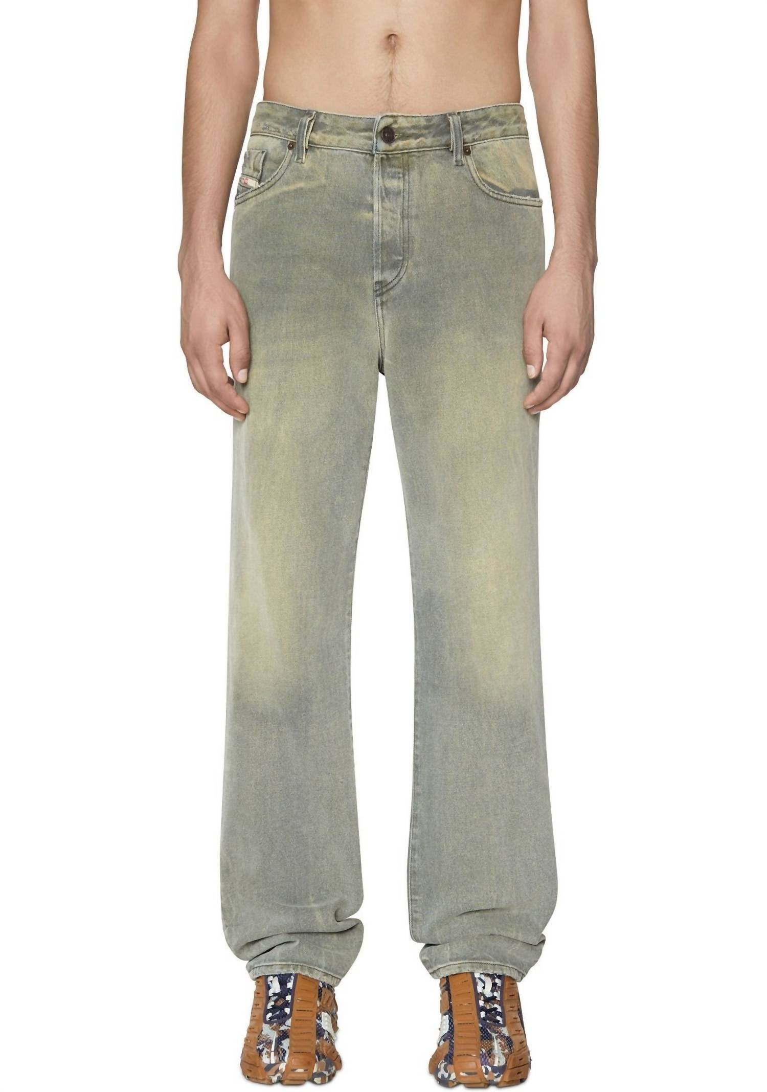 Diesel - Men's D-rekiv Washed Straight Fit Denim Jeans