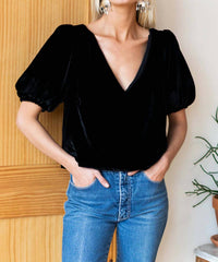 Emerson Fry - Balloon Mod Velvet Top