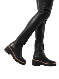 Regarde Le Ciel Women's Marta Block Heel Boots in toumble black - women's shoe - alternate view
