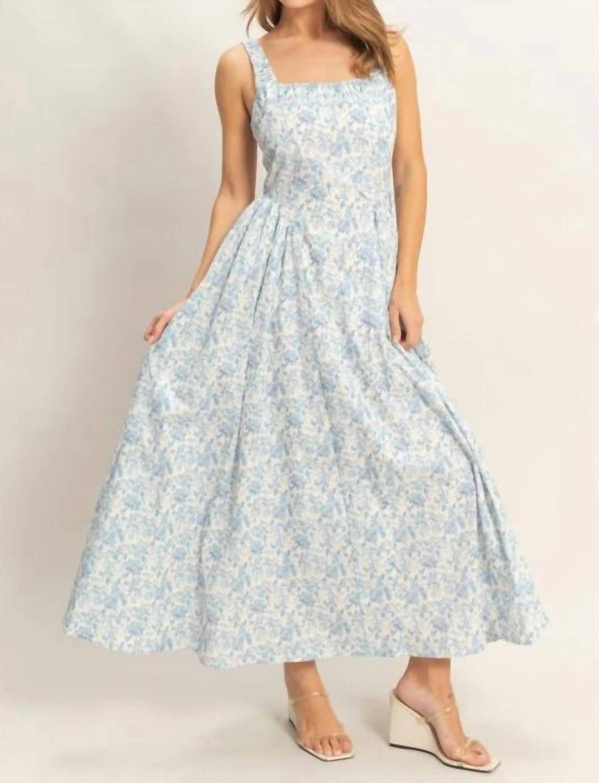 Hyfve - Floral Print Empire Waist Dress