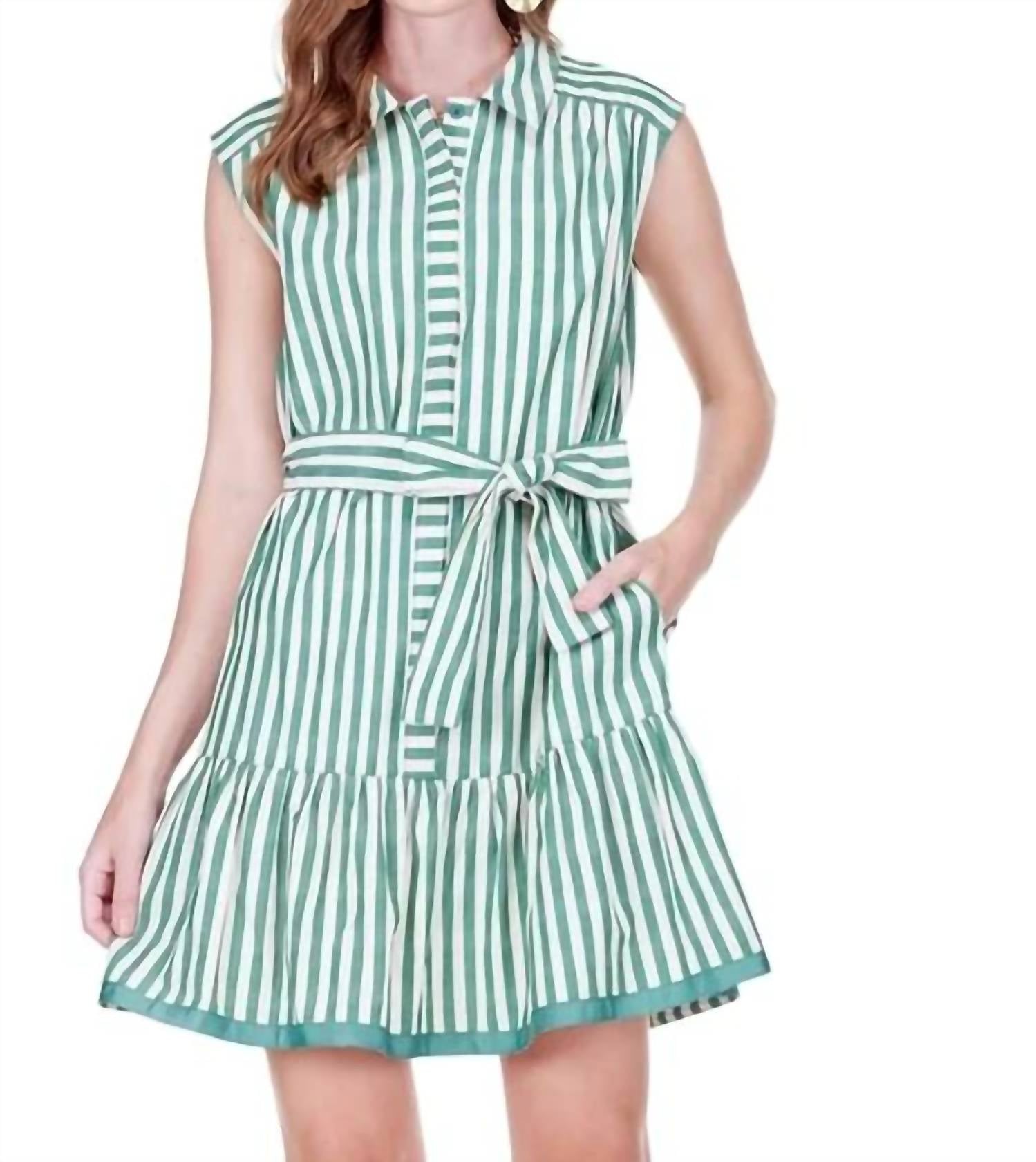 Joy Joy - Contrast Shirtdress