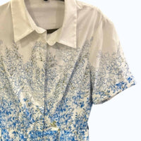 Teri Jon - Women's Button Down Collared Dress