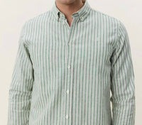 Les Deux - Stripe Cotton Linen Shirt