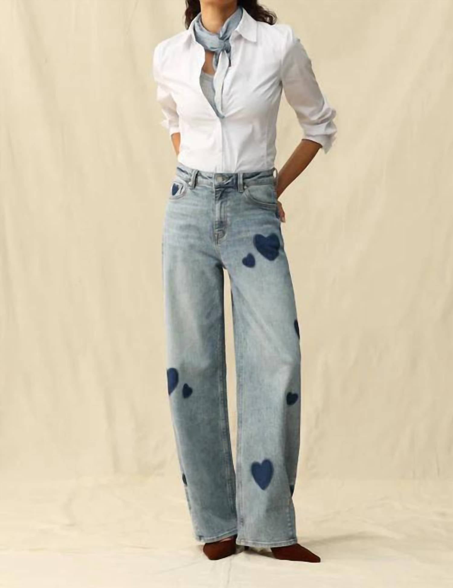 Bayeas - Rosalind High Rise Barrel Jeans