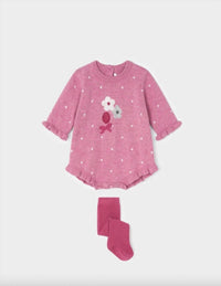 Mayoral - Girls Knitted Romper Set