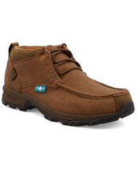 TWISTED X Men's Patina 4" Lace Up Moc Toe Hiking Boots in brown - men's boots