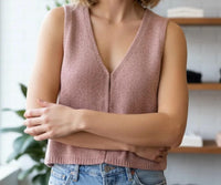 Miou Muse - Hook & Eye Closer Vest Cardigan
