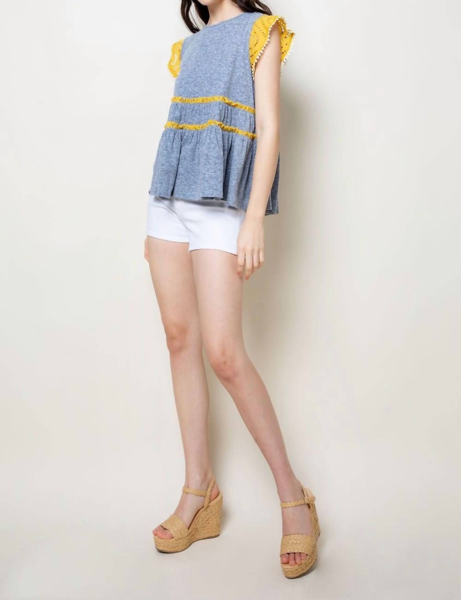 Thml - Brown Eyed Knit Top