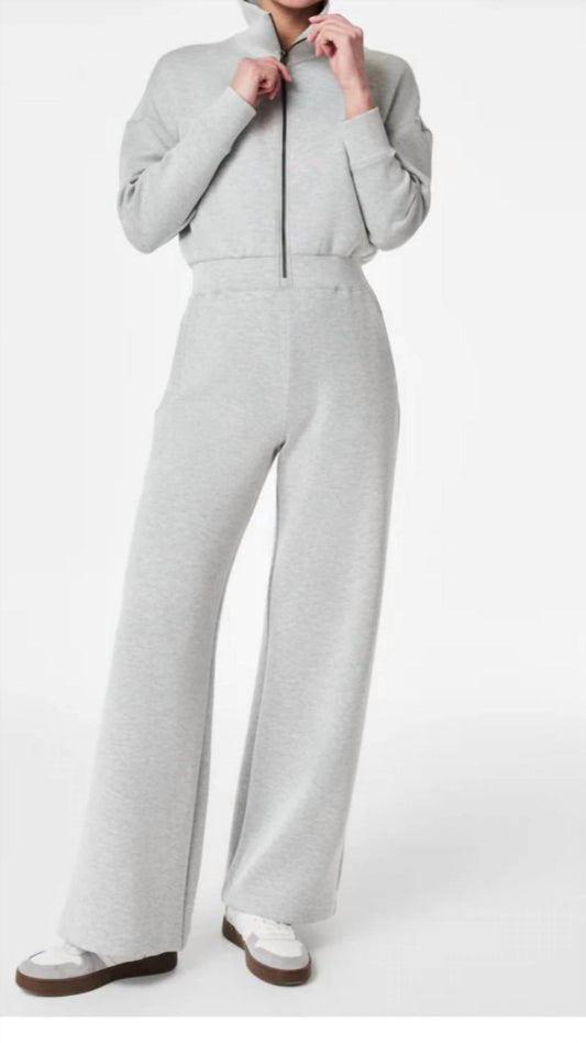 Spanx - Long Sleeve Wide Leg Jumpsuit