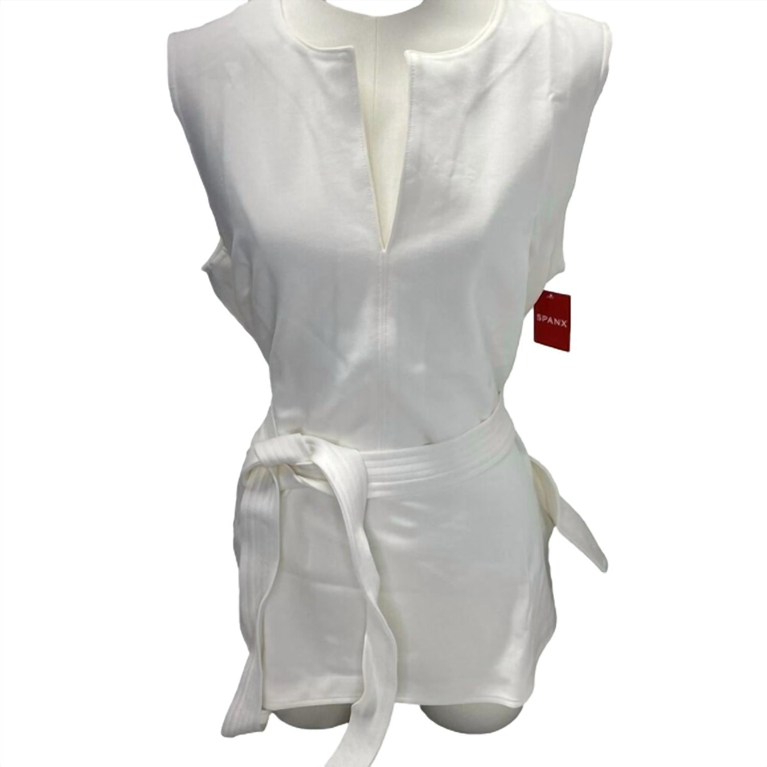 Spanx - Ponte Contrast Tie Top