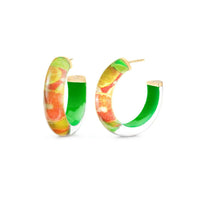 Gold & Honey - Women's Sour Illusion Hoop Earrings