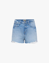 L'Agence - Clark Distressed Denim Shorts