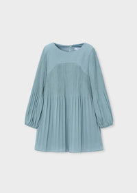 Mayoral - Girl's Pleated Chiffon Dress