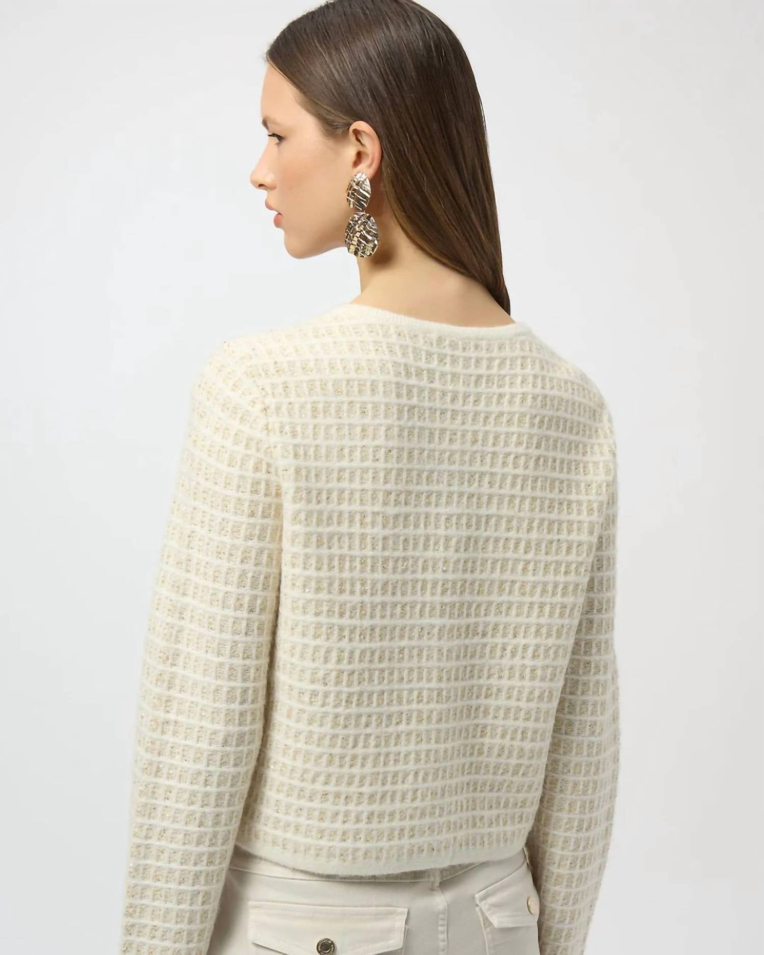 Joseph Ribkoff - Sequined Button Down Cardigan