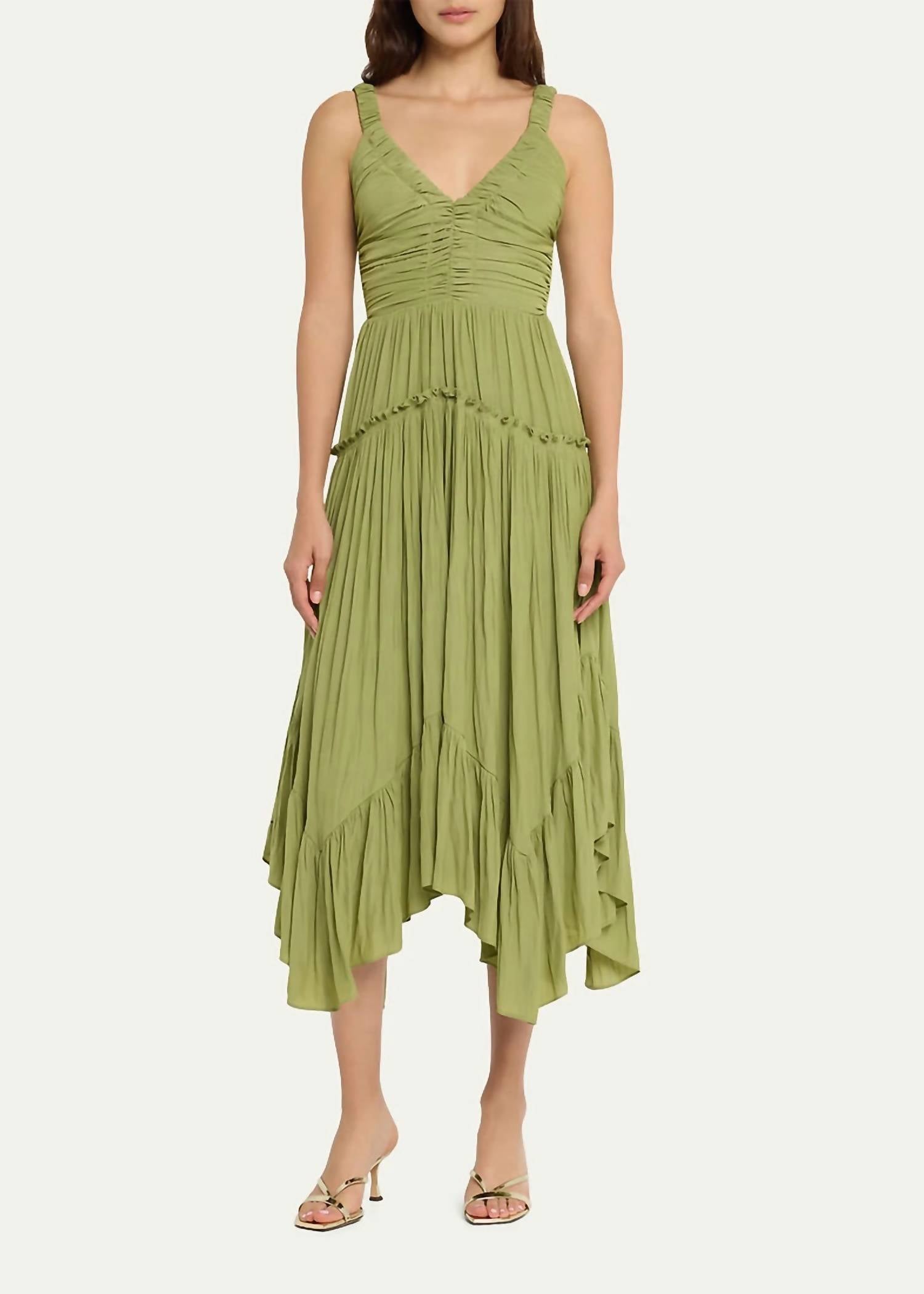 Ramy Brook - Cleo Handkerchief Midi Dress