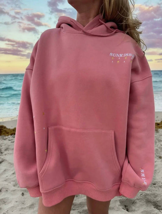 Sunkissed Coconut - Embroidered Van Star Hoodie
