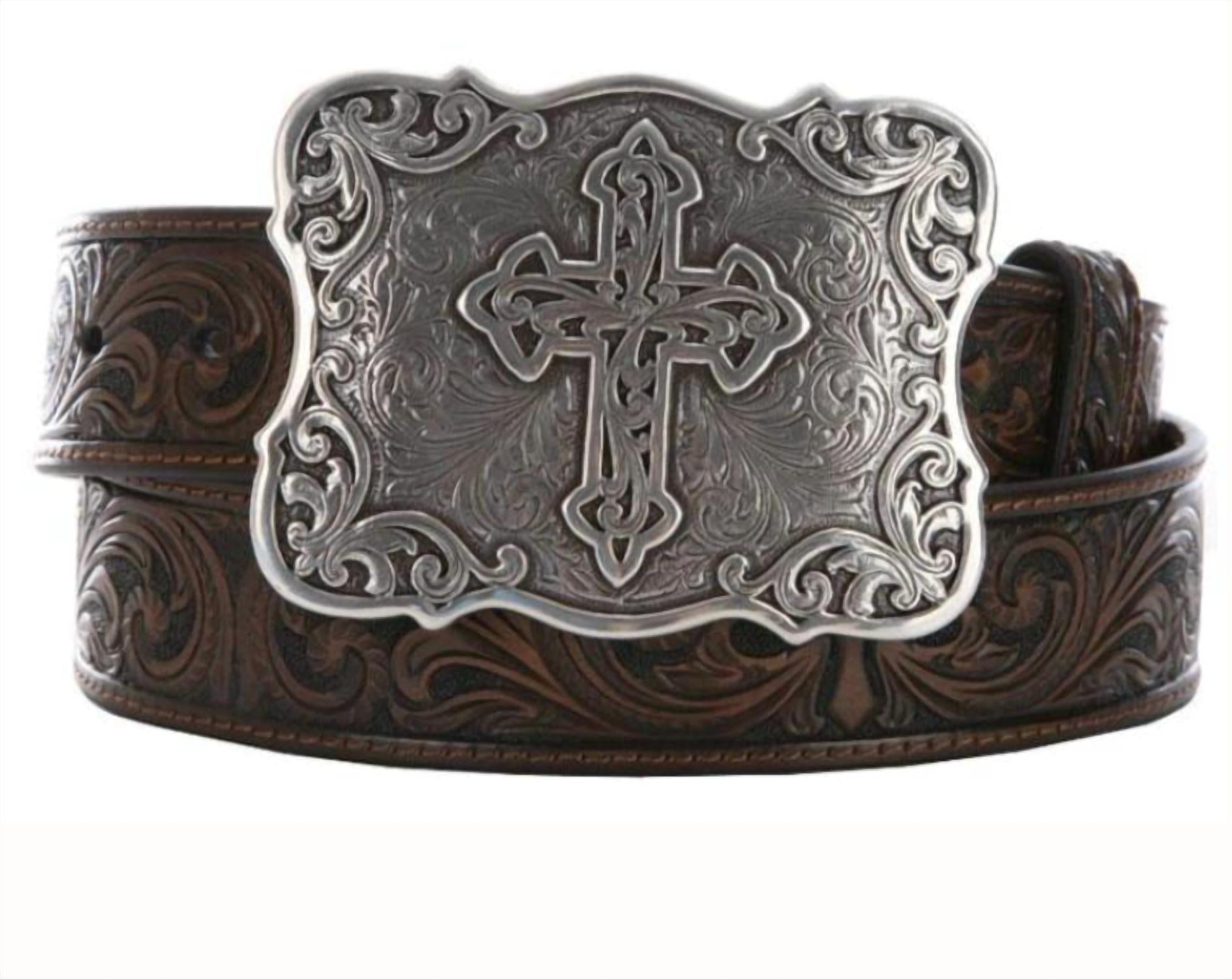 Nocona Belt Co. - Women's Embossed Cross Belt