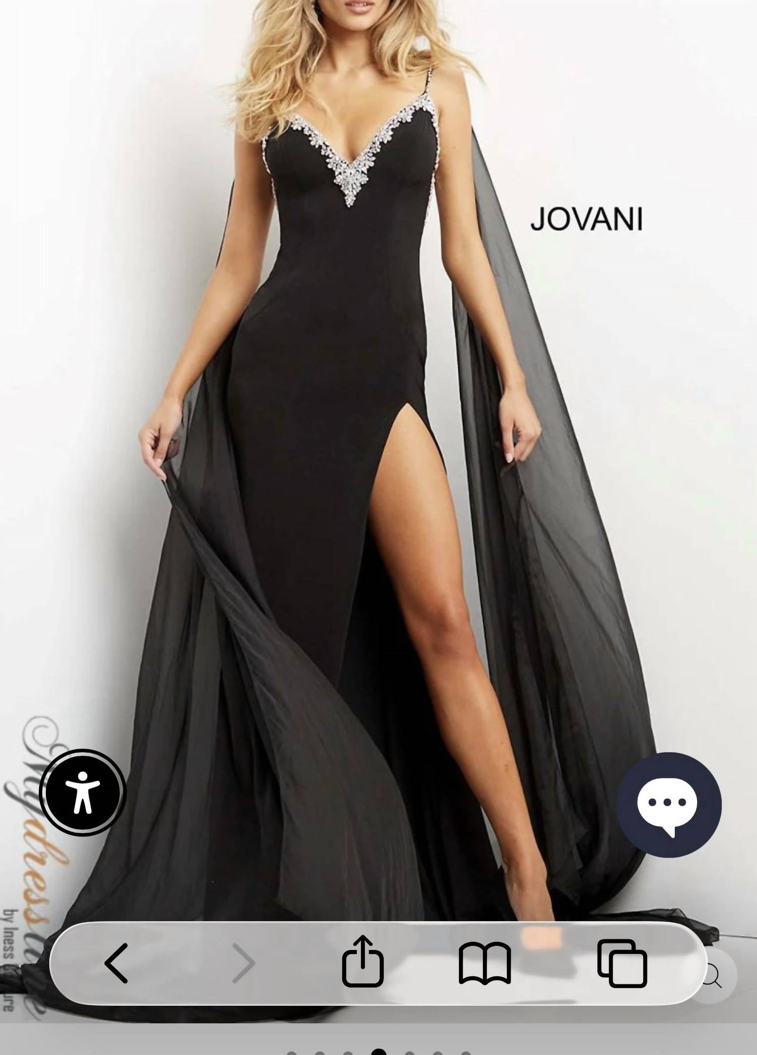 Jovani - Women's Low back gown