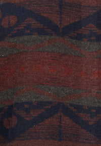 Flags & Anthem Rawlins Long Sleeve Flannel Shirt in red - men's long sleeve top - detail view