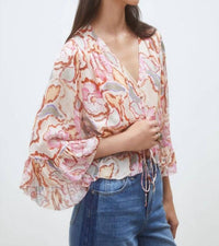 Suncoo - Lana V-neck Blouse