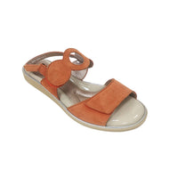 Beautifeel Women's Sandra Sandal in coral suede - women's sandal - alternate view