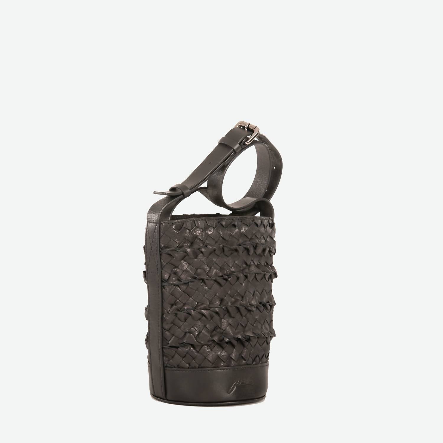 Per Lei New York - Women's Mini Emery Woven Bucket Bag