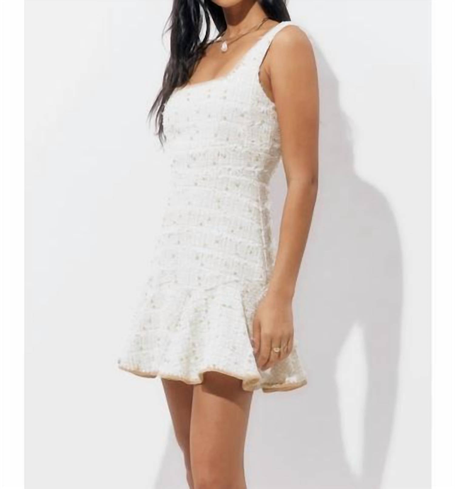 Adelyn Rae - salina tweed mini dress