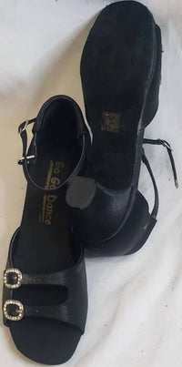 Go Go Dance - Women's Mary 1.3" Thick Heel Latin Sandal