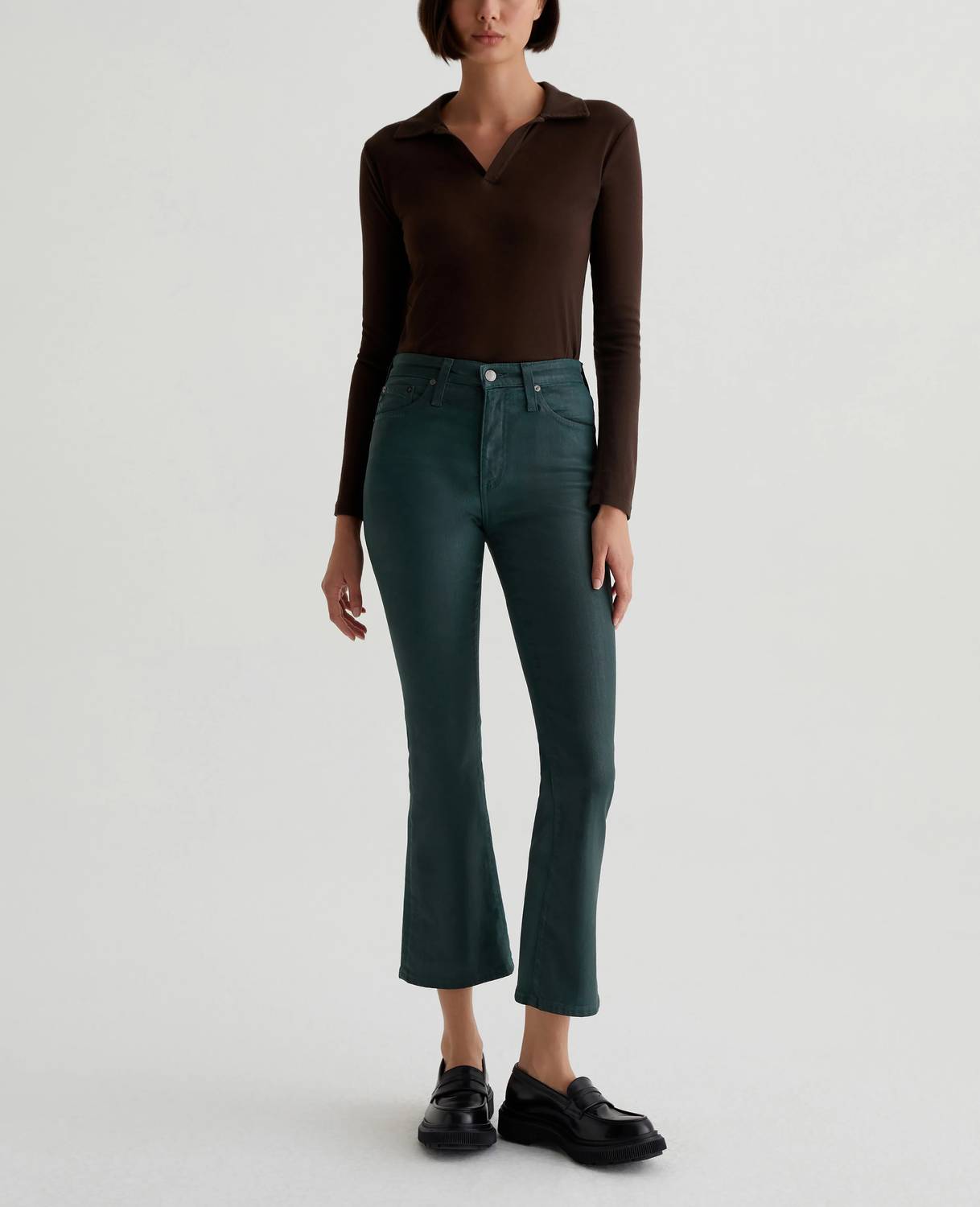 Ag Jeans - Farrah Crop Mid-rise Boot Jeans
