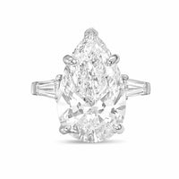 Diana M Jewels - Women's Pear Lab-grown Diamond Ring (12.00 Ct) - Luxe