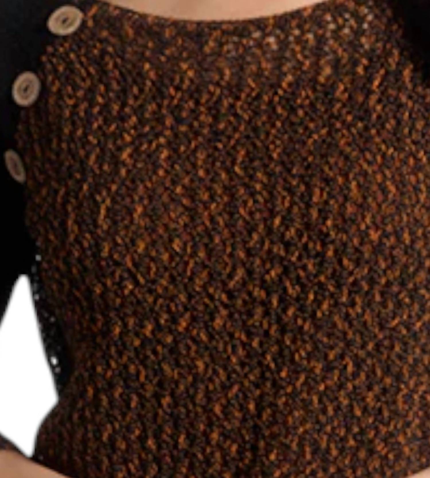 French Kyss - Crochet Three Quarter Sleeve Top