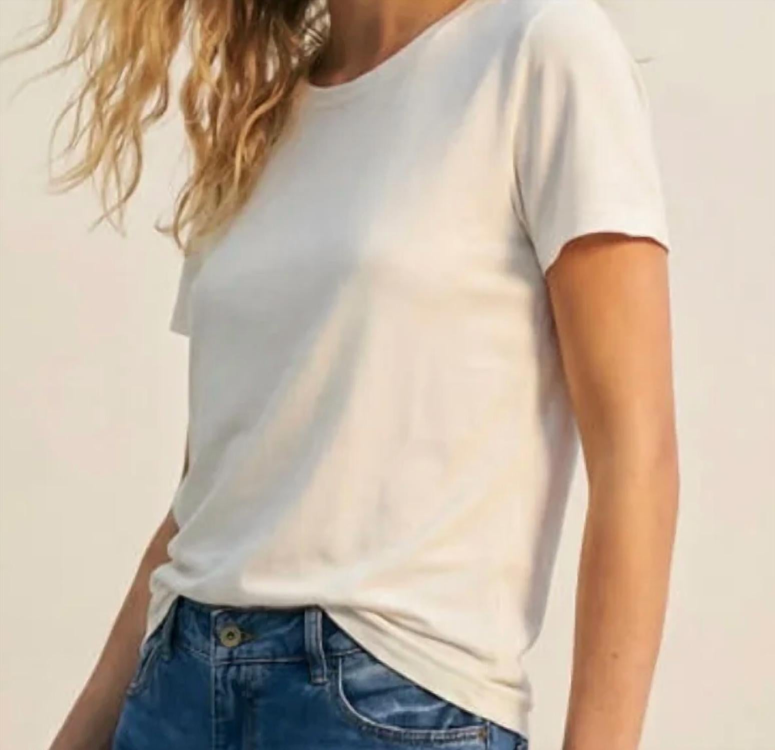 Q2 - Soft Touch Essential Round Neck Tee