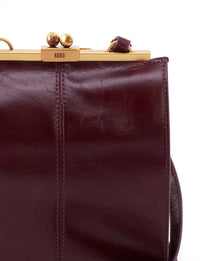 HOBO Women's Vivian Shoulder Bag in merlot - women's bag - detail view