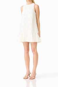 Curaae - Sierra Eyelet Mini Shift Dress